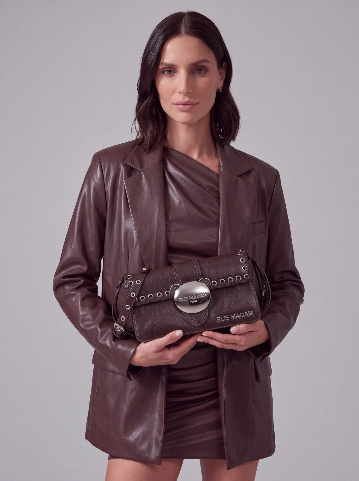 TEDDY IT BAG DARK BROWN RUE MADAM PARIS