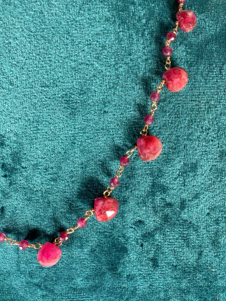 COLLANA GIROCOLLO QUARZI ROSA