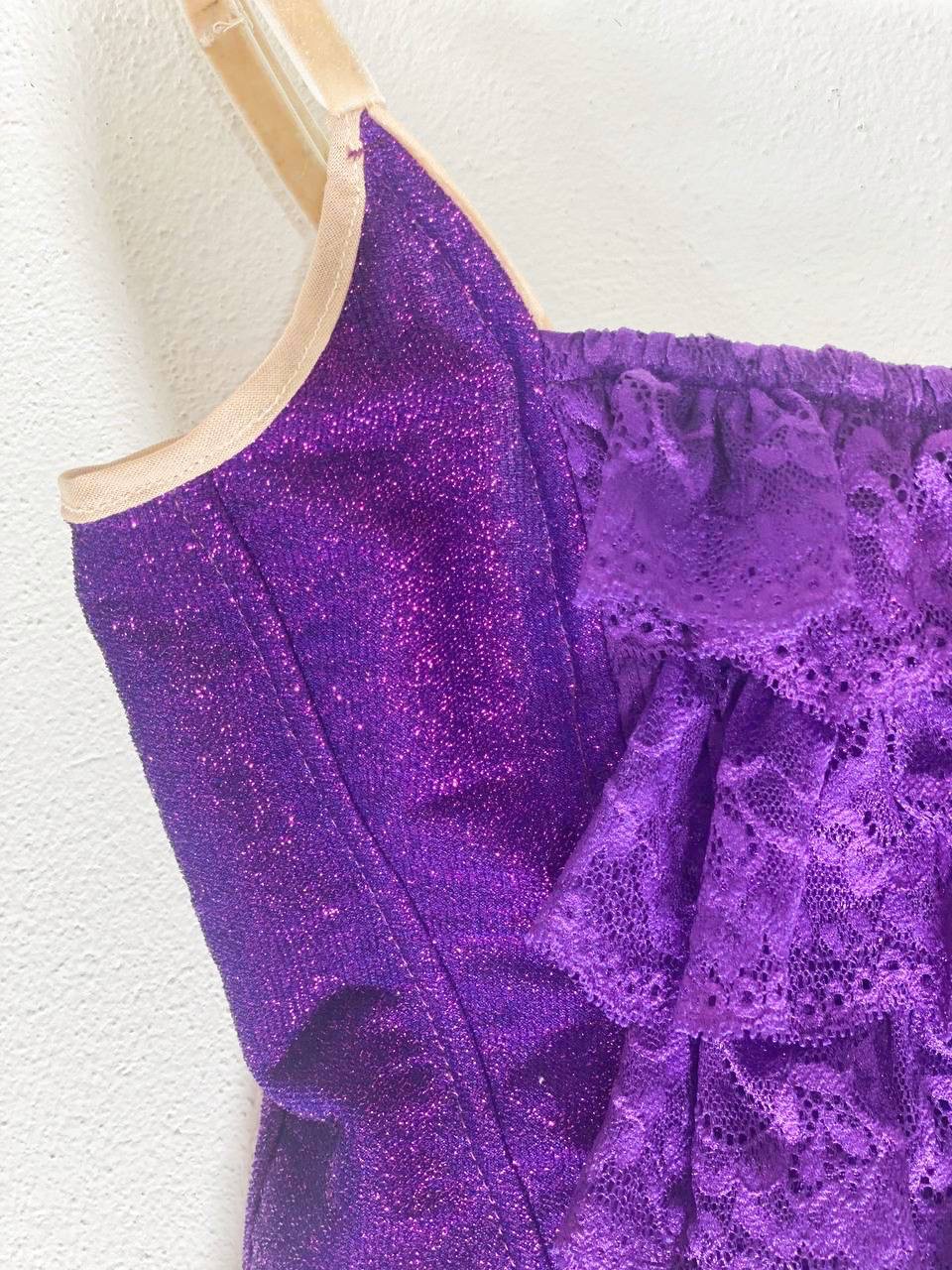 BUSTIER VIOLA