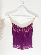BUSTIER CICLAMINO