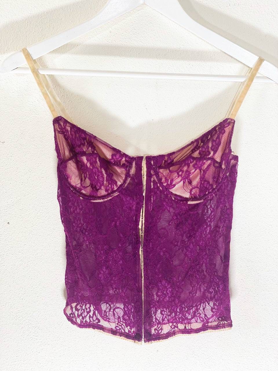 BUSTIER CICLAMINO