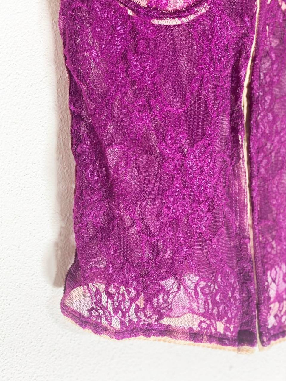 BUSTIER CICLAMINO