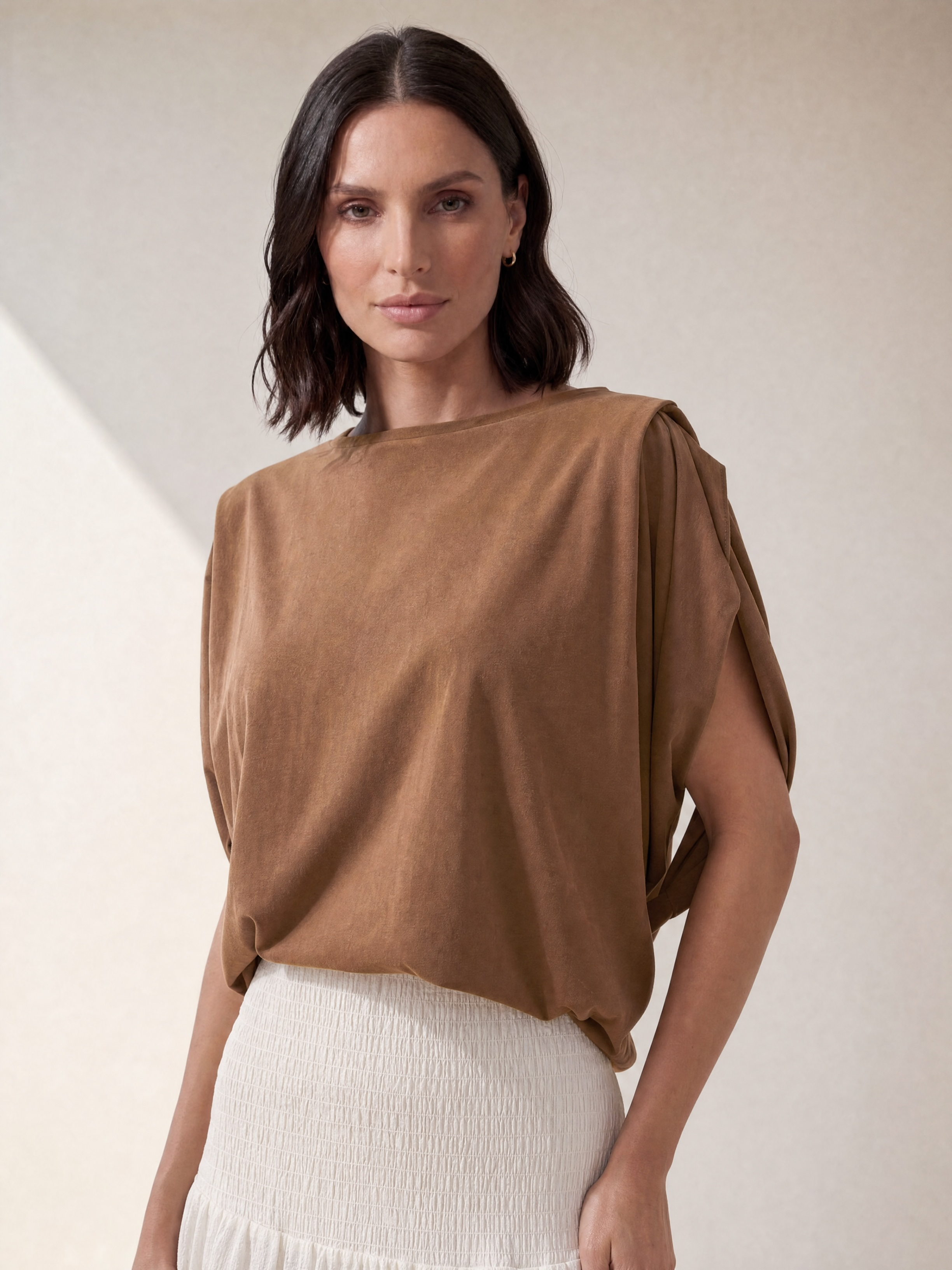 T-SHIRT CARAMELLO