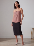 BLUSH ZIP TOP