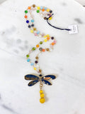 COLLANA LIBELLULA GIALLA