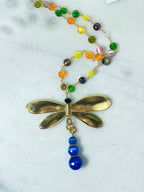 COLLANA LIBELLULA BLU