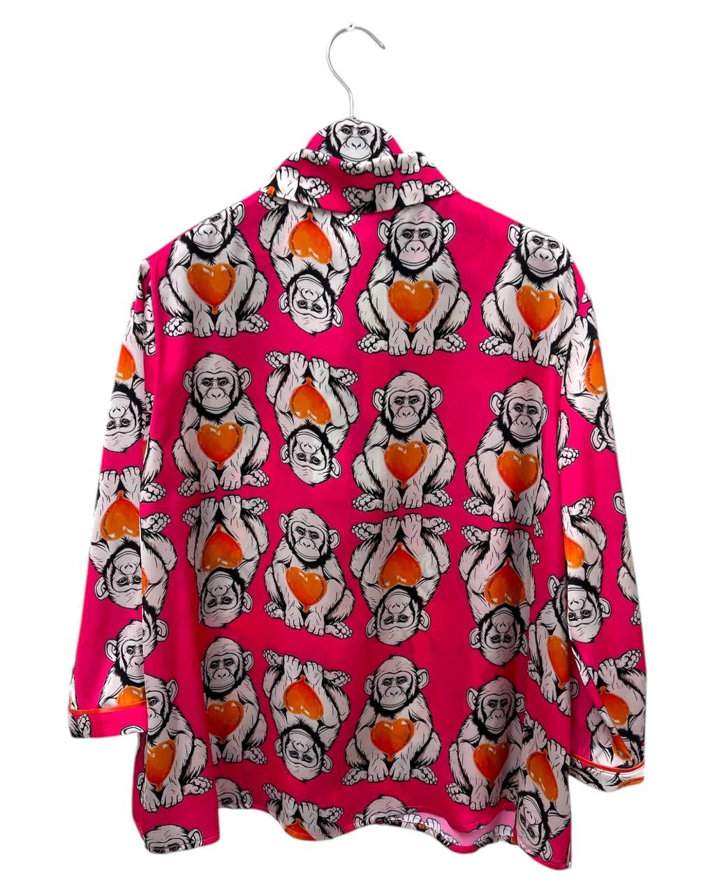 CAMICIA SPOON MONKEY PINK