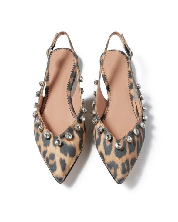 SLINGBACK ANIMAL CHIC