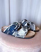 CIABATTE PATCH DENIM