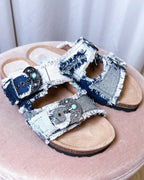 CIABATTE PATCH DENIM