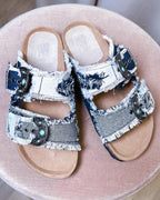 CIABATTE PATCH DENIM