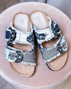 CIABATTE PATCH DENIM