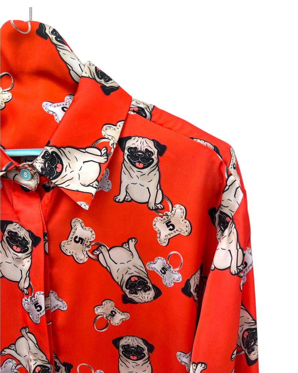 CAMICIA PACHA DOG CORALLO