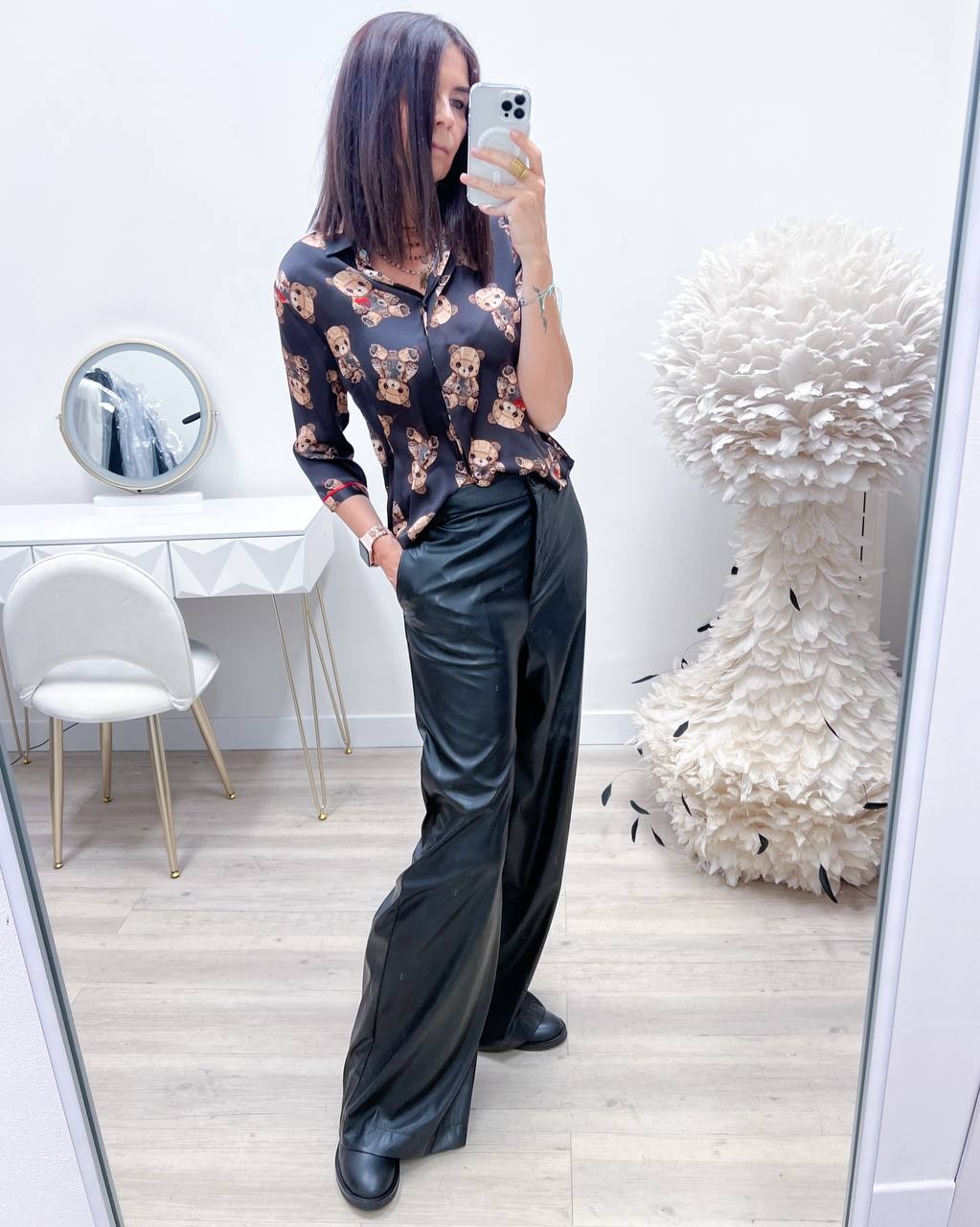 PANTALONI ECOPELLE