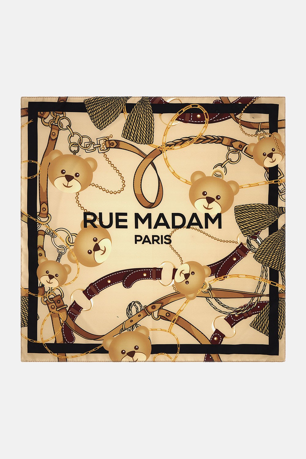 FOULARD CARRE' PARIS SAND