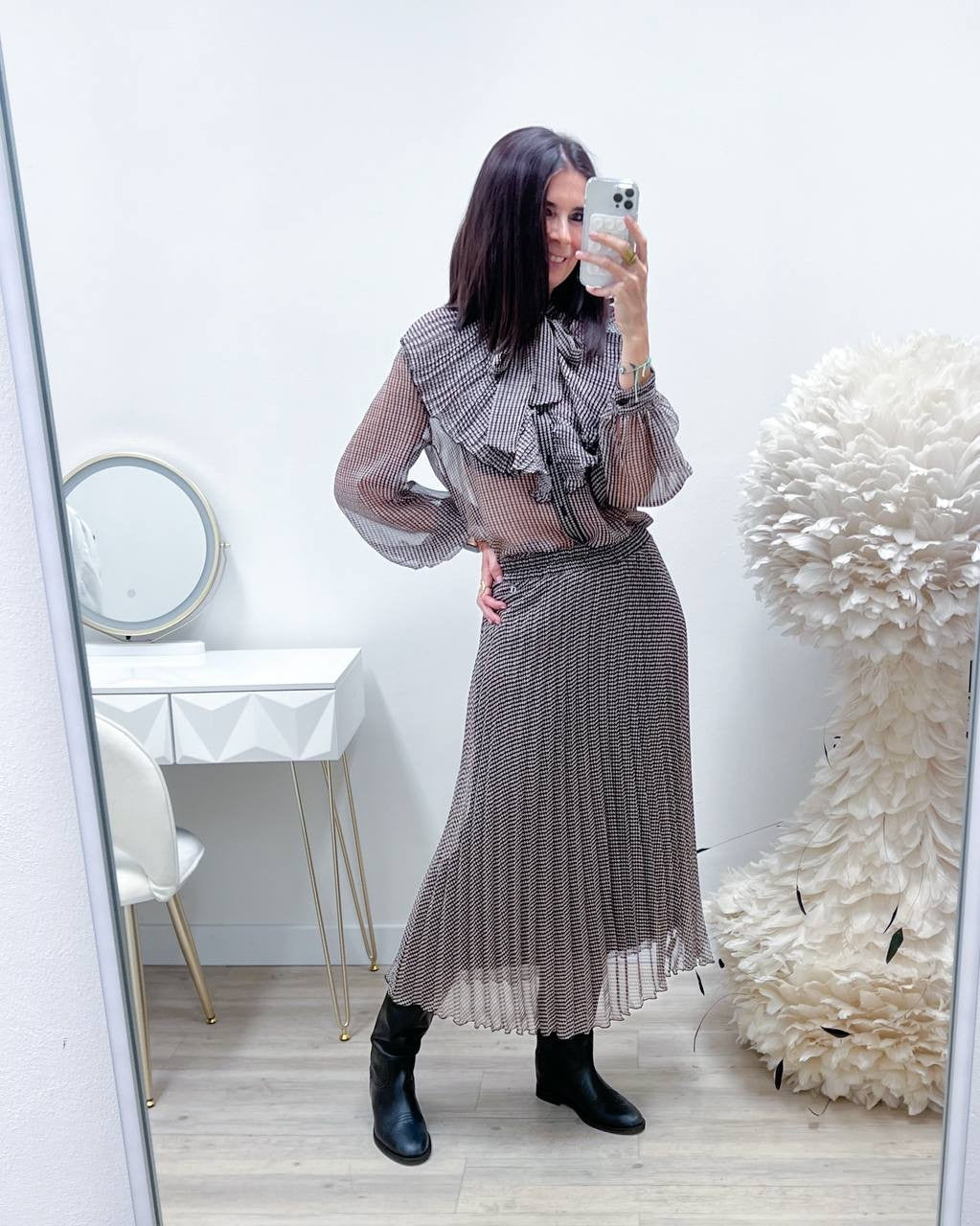 CAMICIA PIED DE POULE