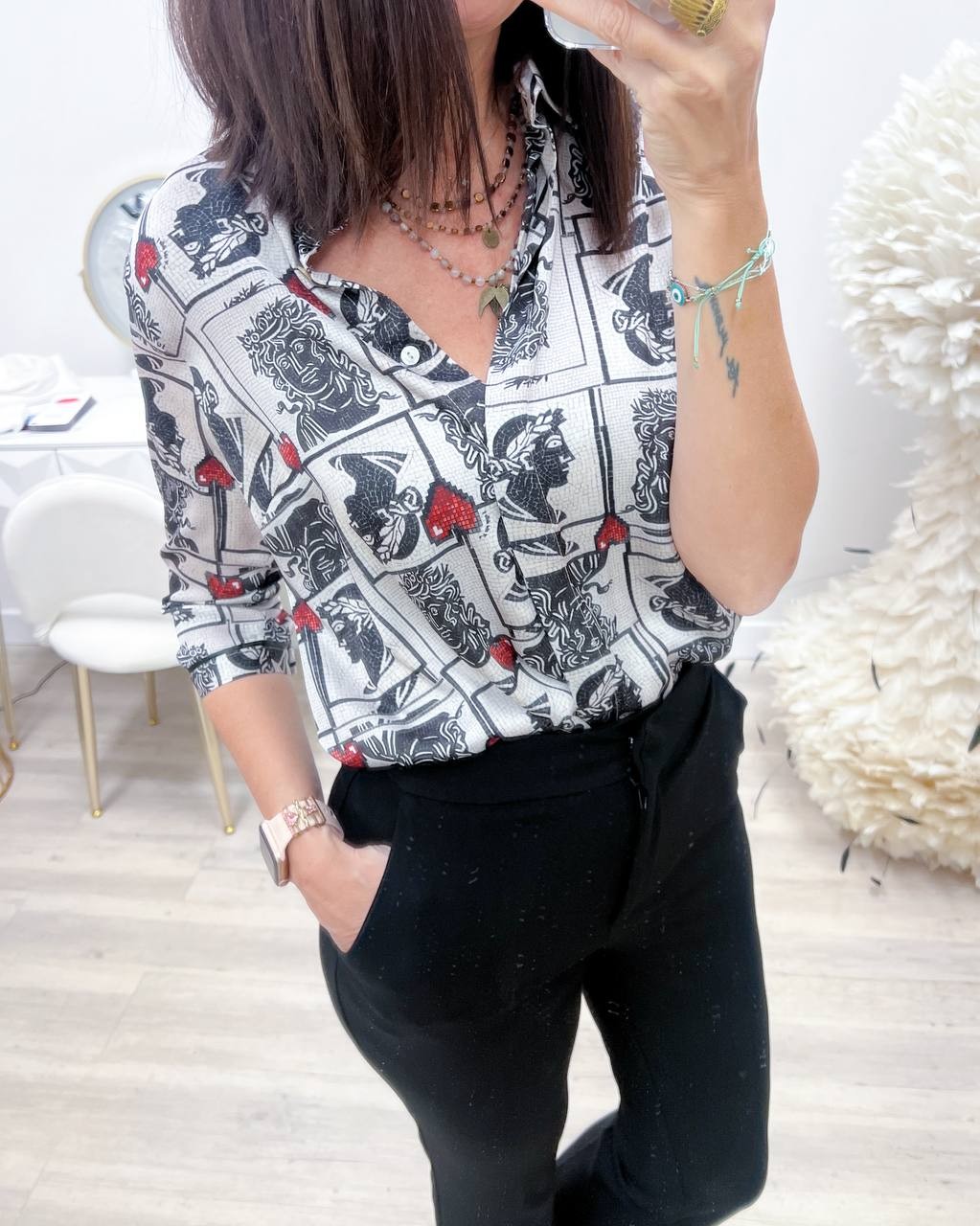 CAMICIA SPOON MOSAICO