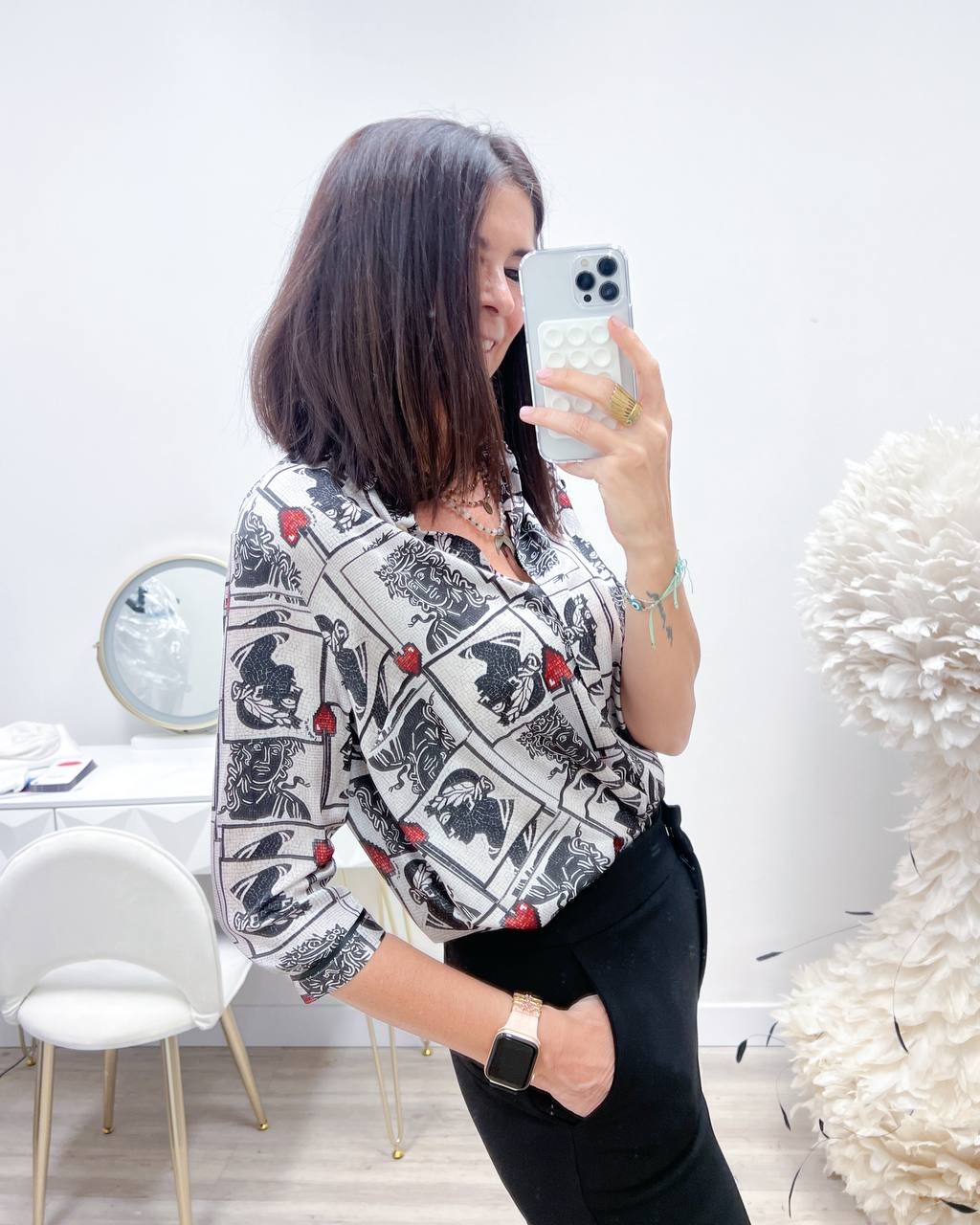 CAMICIA SPOON MOSAICO