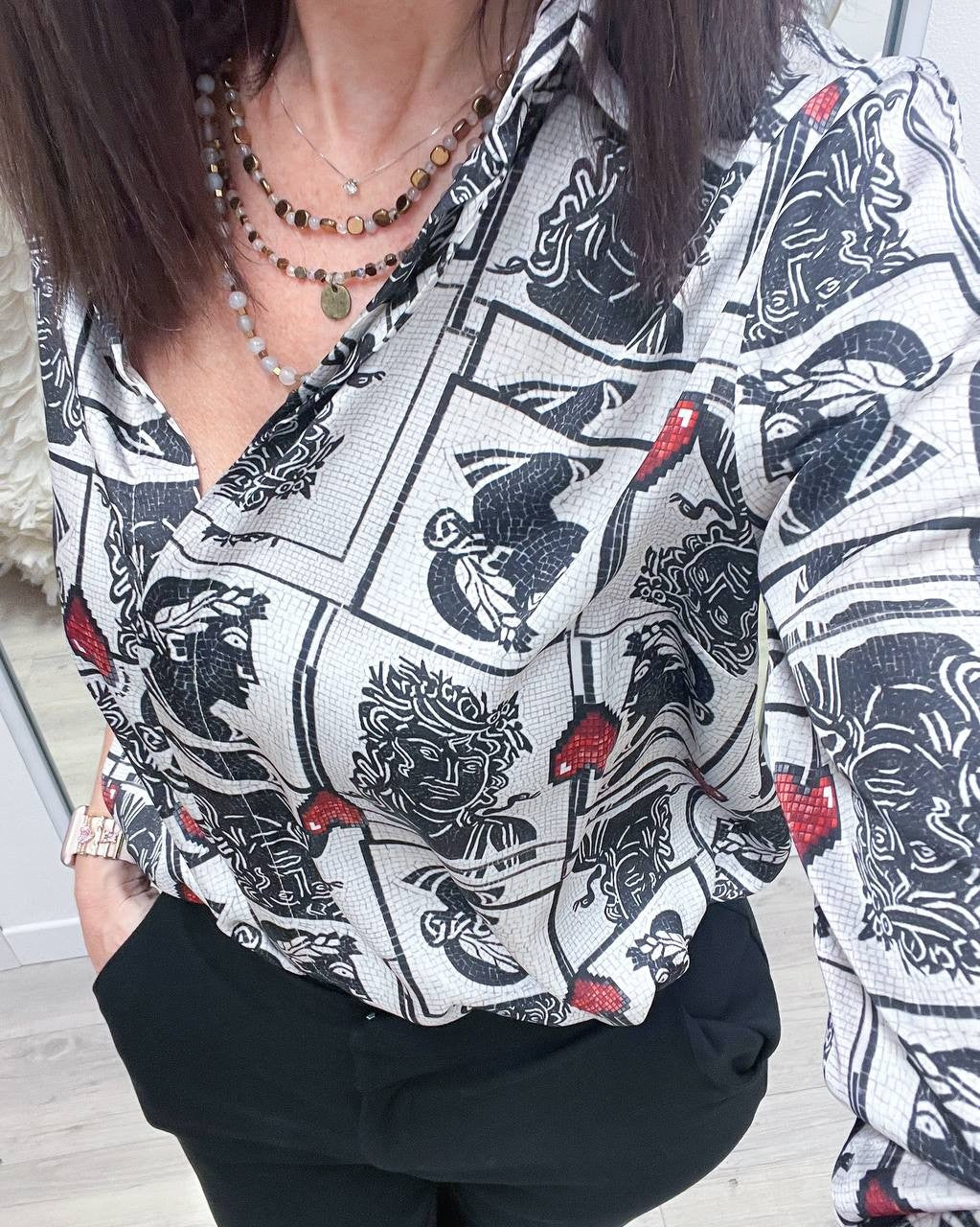 CAMICIA SPOON MOSAICO