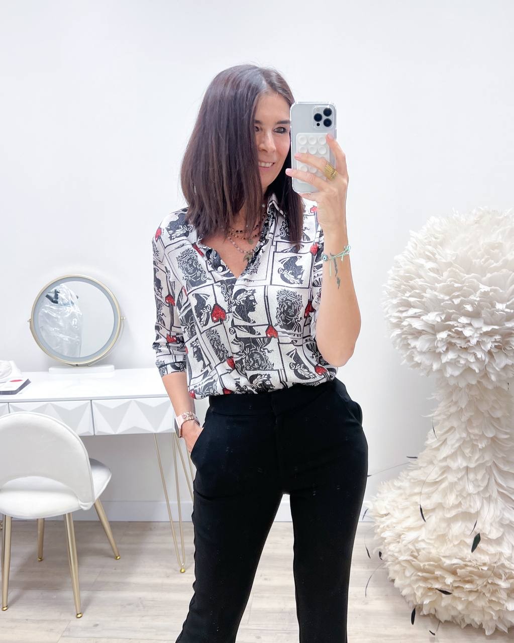 CAMICIA SPOON MOSAICO