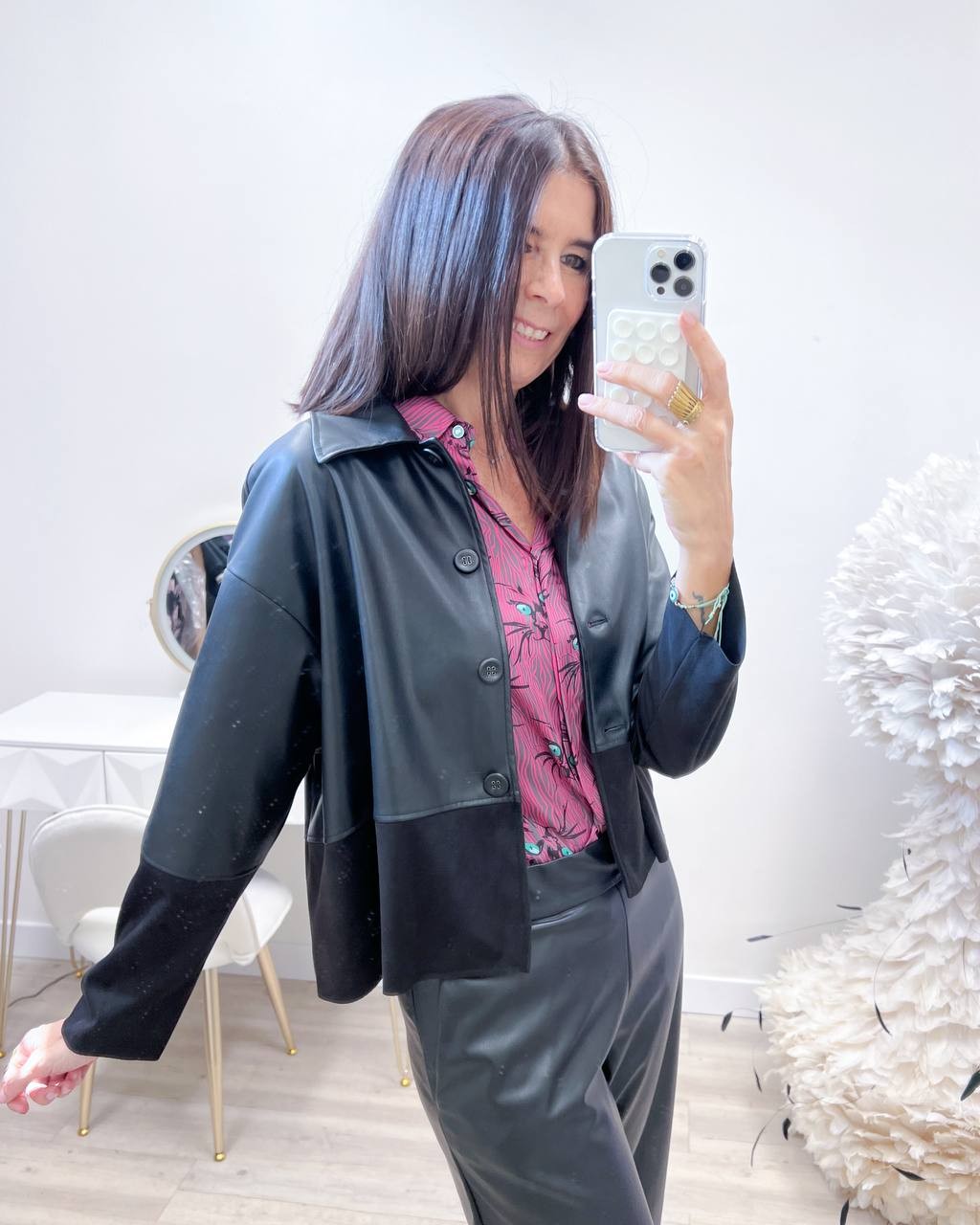 CAMICIA GIACCA ECOPELLE