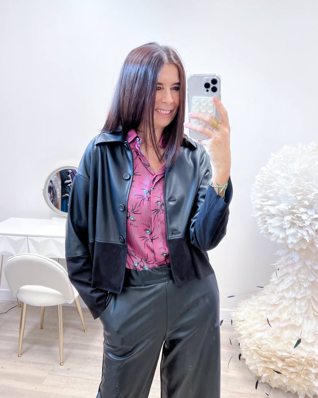 CAMICIA GIACCA ECOPELLE