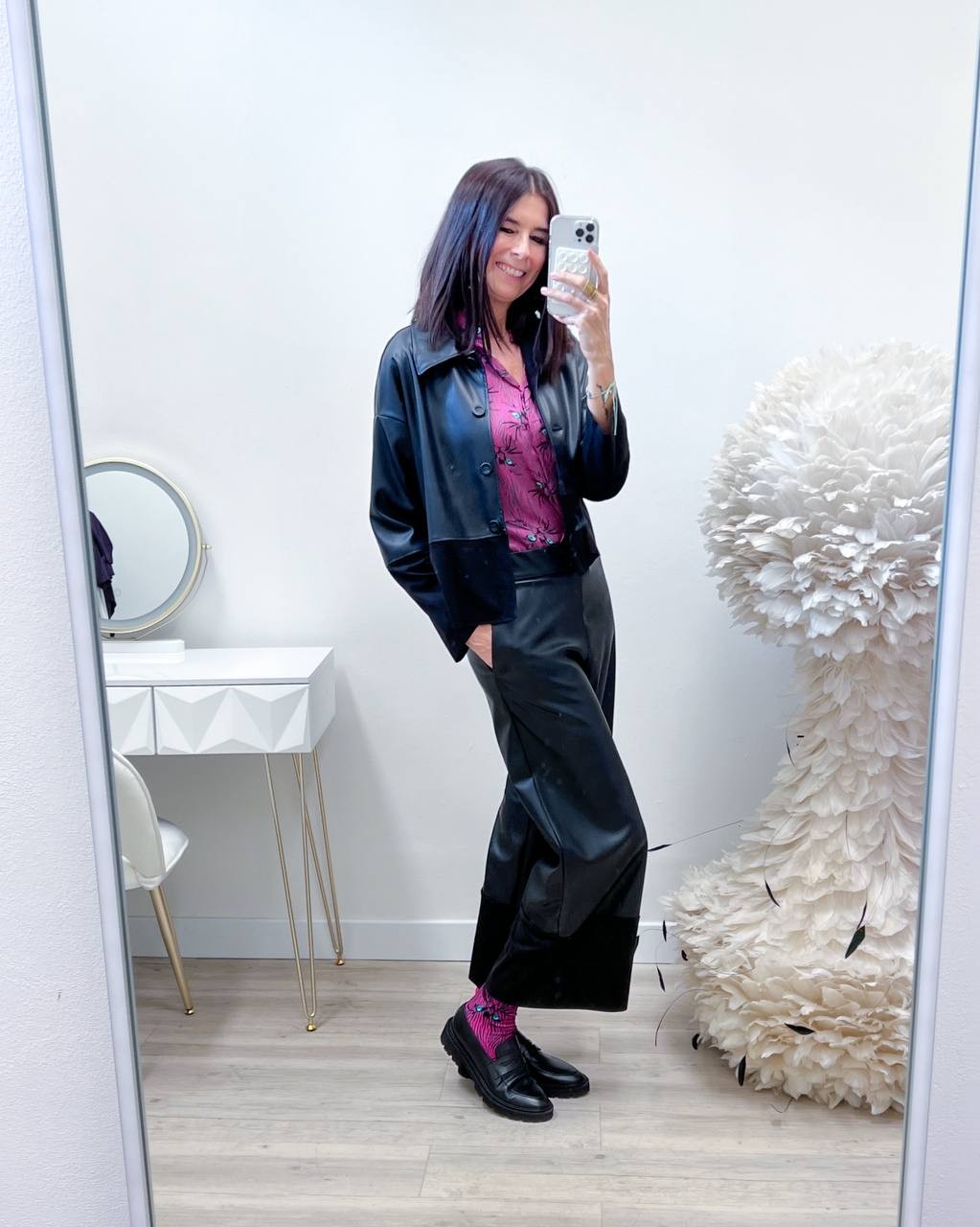 PANTALONI ECOPELLE