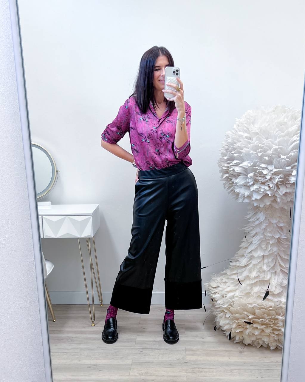 PANTALONI ECOPELLE