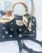 MINI TEDDY STUDS BLACK
