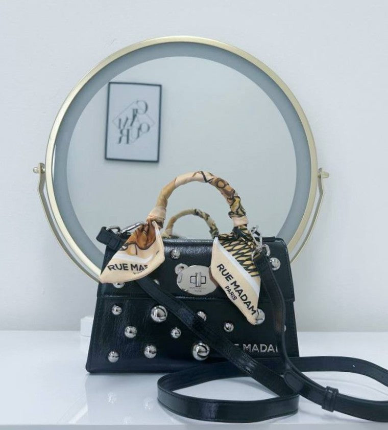MINI TEDDY STUDS BLACK
