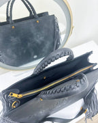 TEXAS TOTE BAG VINTAGE BLACK