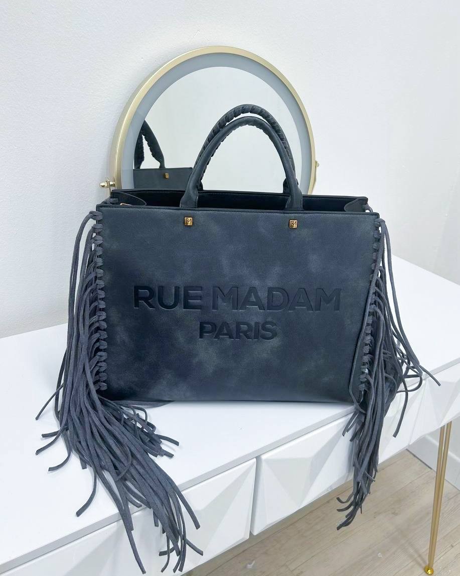 TEXAS TOTE BAG VINTAGE BLACK