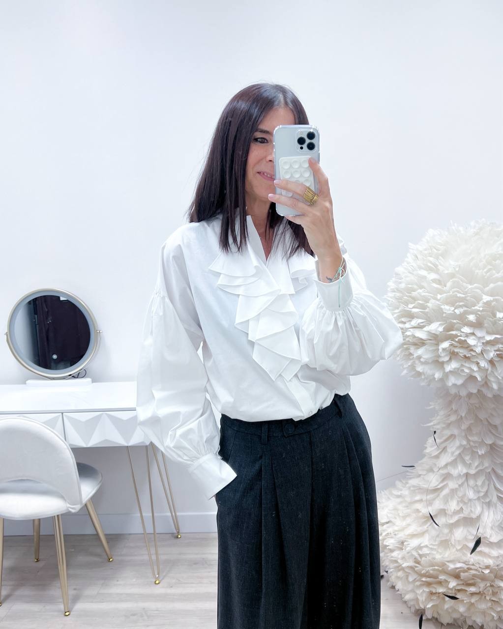 CAMICIA ROUCHES