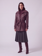 GIACCA ECOPELLE BORDEAUX