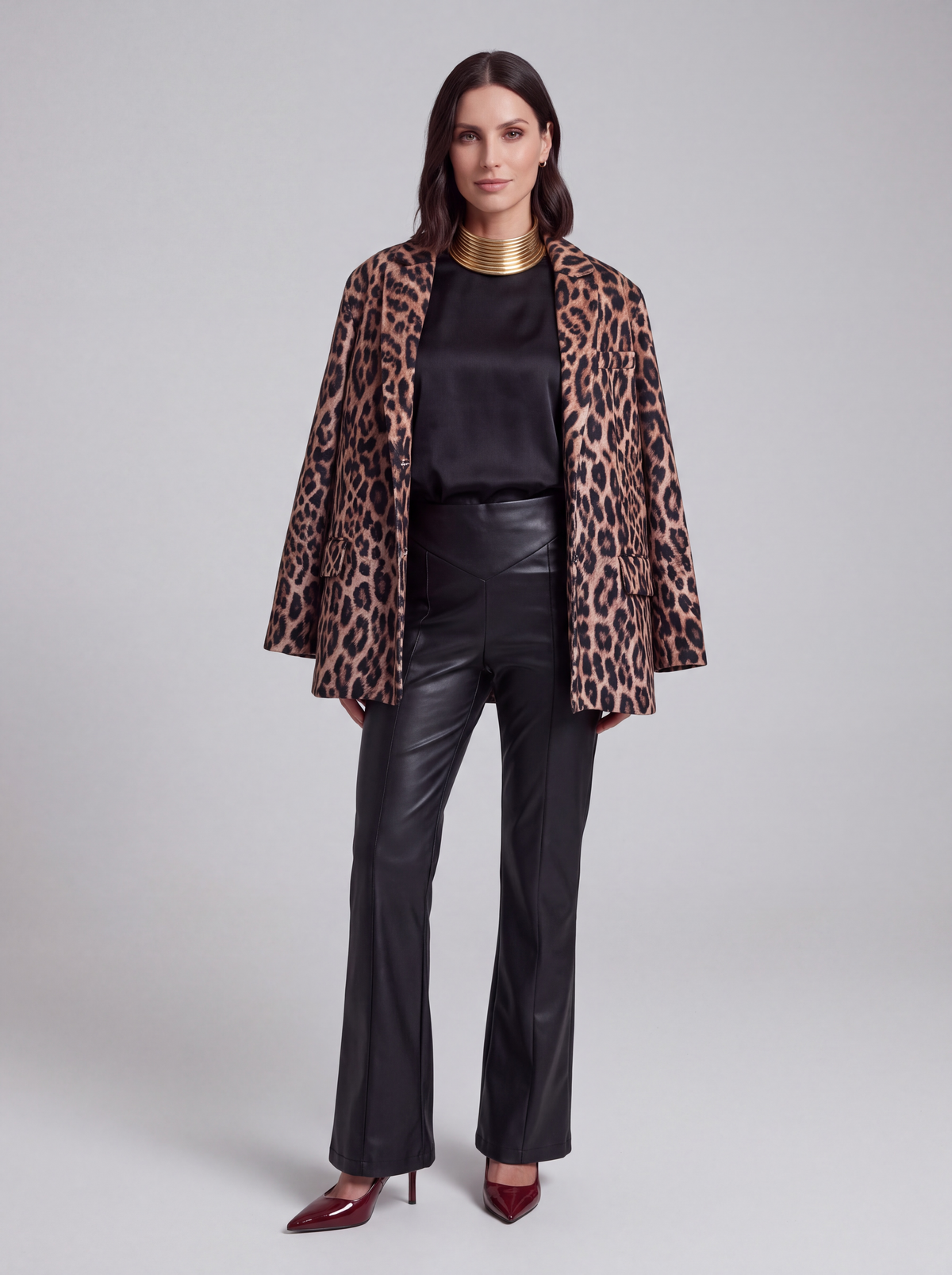 GIACCA OVER ANIMALIER