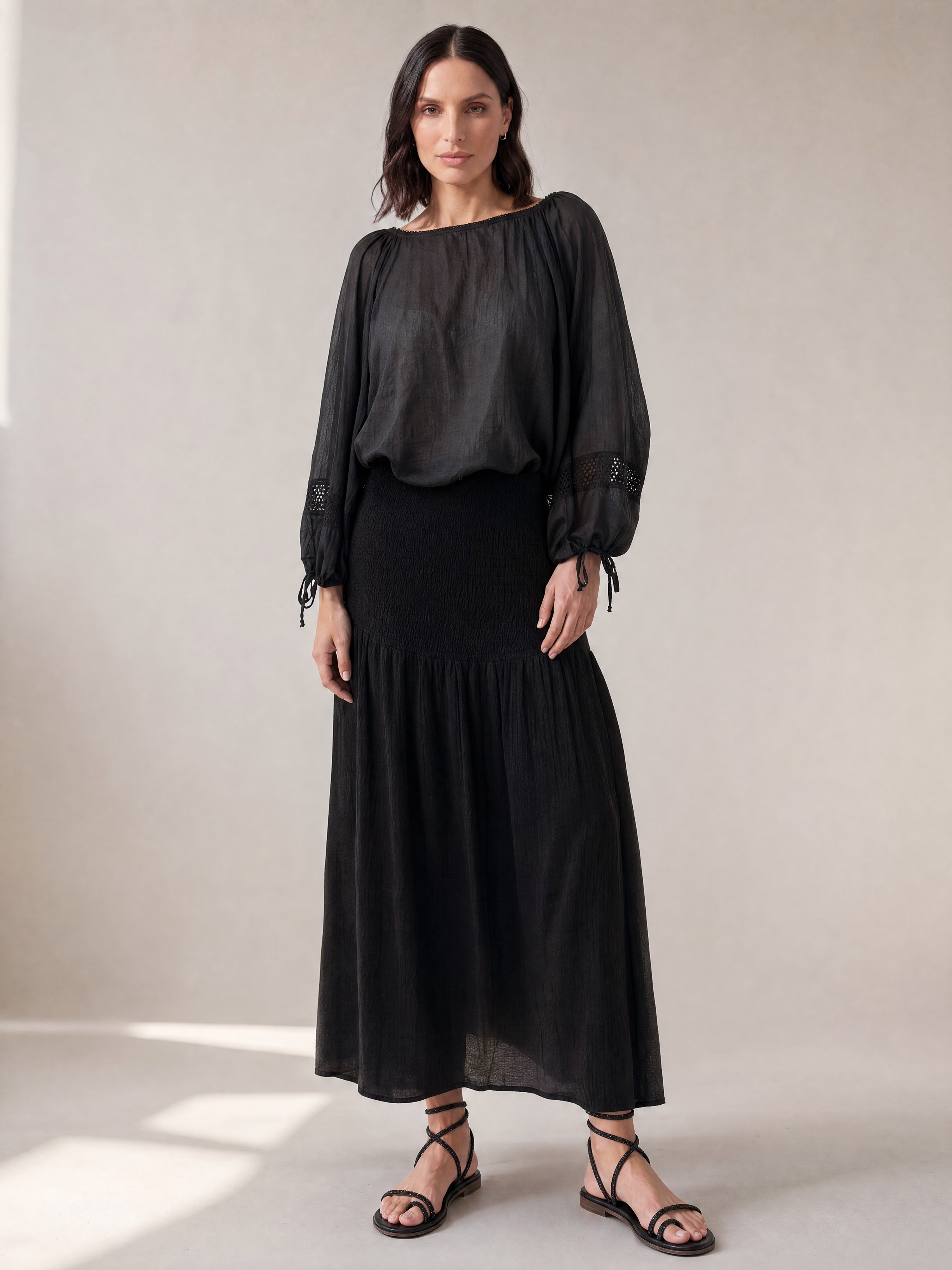BLUSA RAGLAN NERA