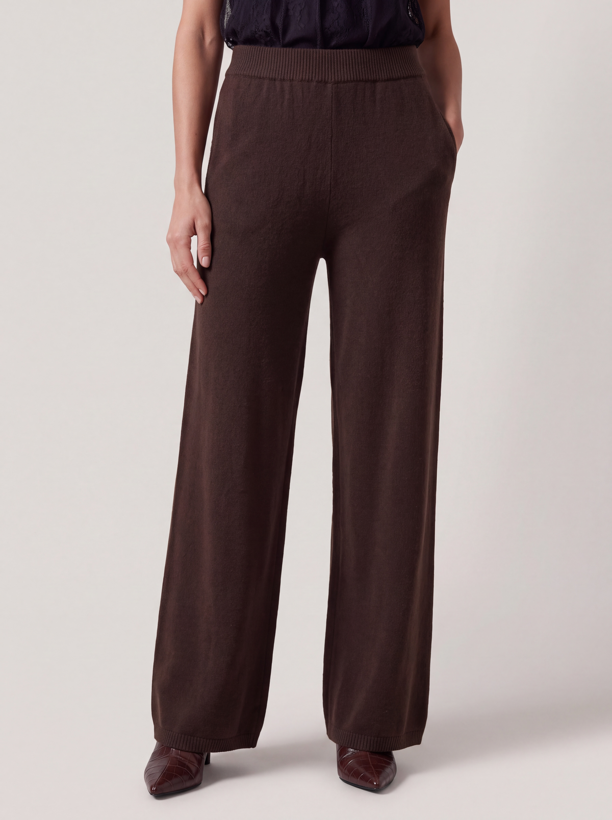 PANTALONI MAGLIA MORO