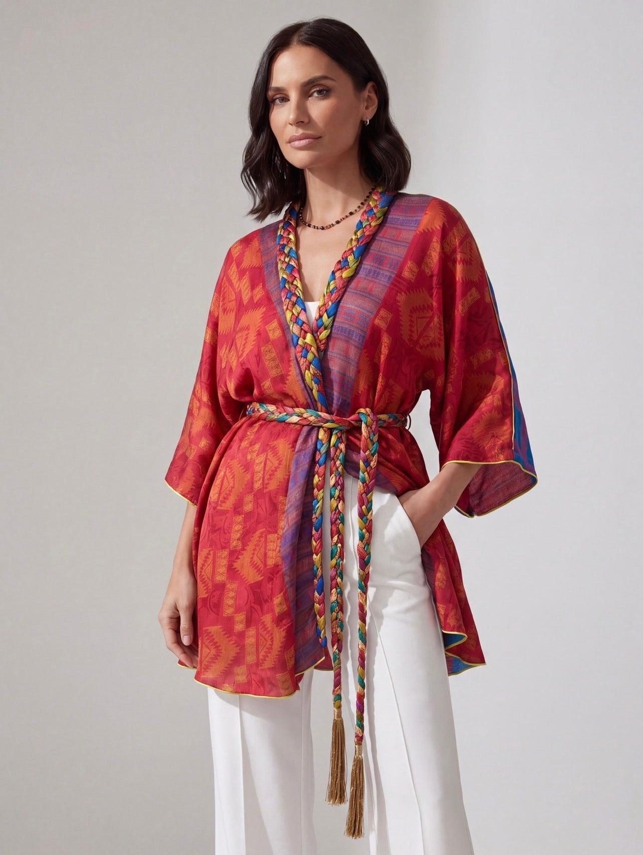 KIMONO IN SETA