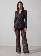 GIACCA SATIN NERA