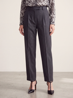 PANTALONE GRIGIO SARTORIALE A GAMBA DRITTA