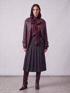 GIACCA ECOPELLE BORDEAUX
