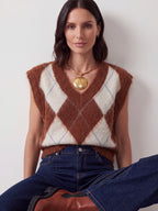 GILET MOHAIR ROMBI