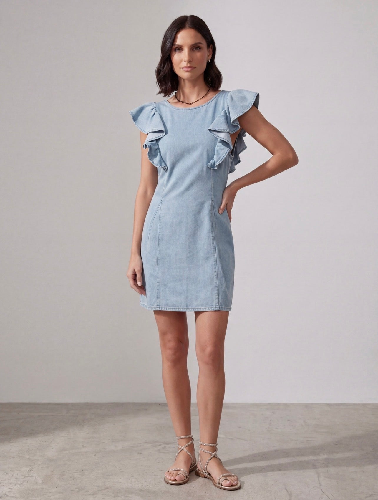 MINI ABITO DENIM