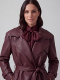 GIACCA ECOPELLE BORDEAUX
