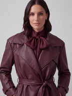 GIACCA ECOPELLE BORDEAUX