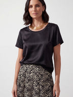 T-SHIRT SETA NERA