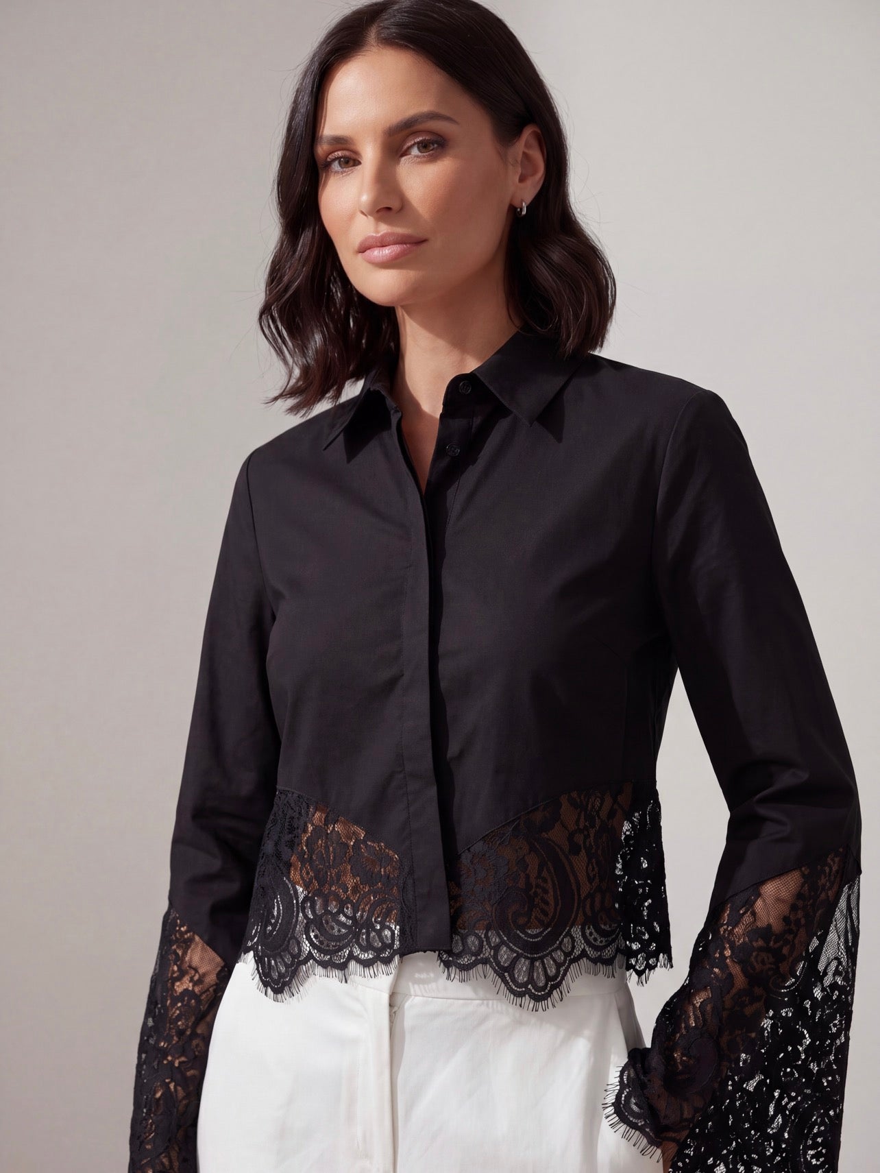 CAMICIA PIZZO