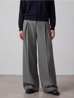 PANTALONI PALAZZO PIED DE POULE
