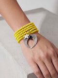 BRACCIALE CRISTALLI GIALLI
