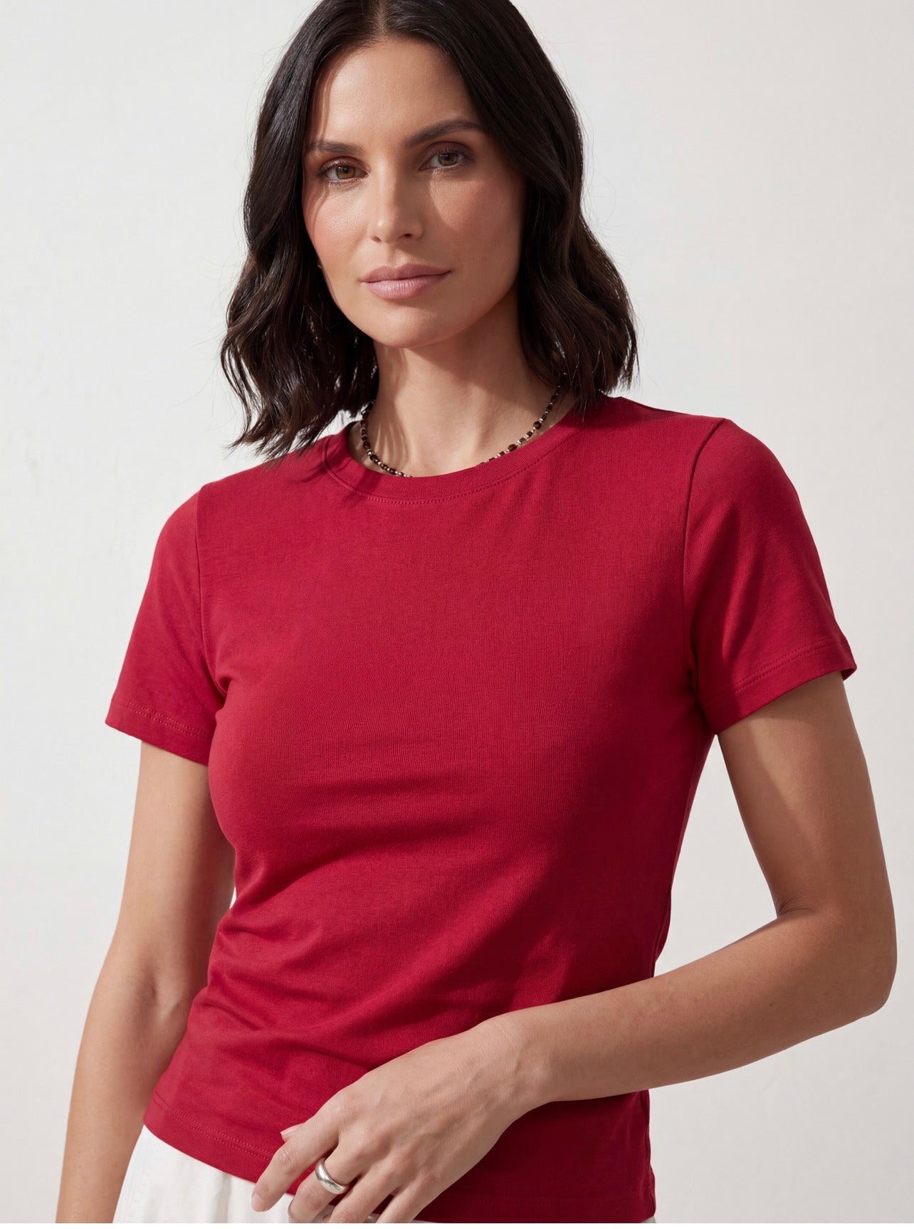 T-SHIRT JERSEY CILIEGIA